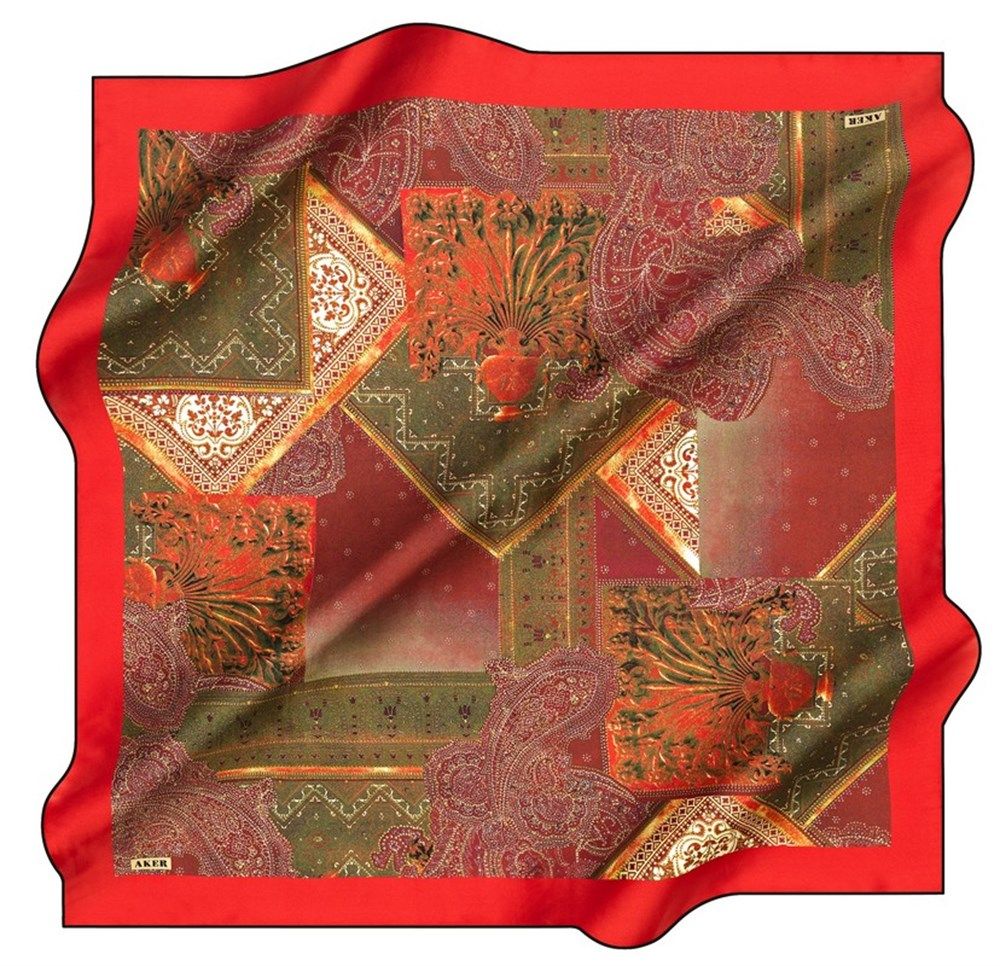 AKER NOSTALJİ SURA İPEK EŞARP 8499-312