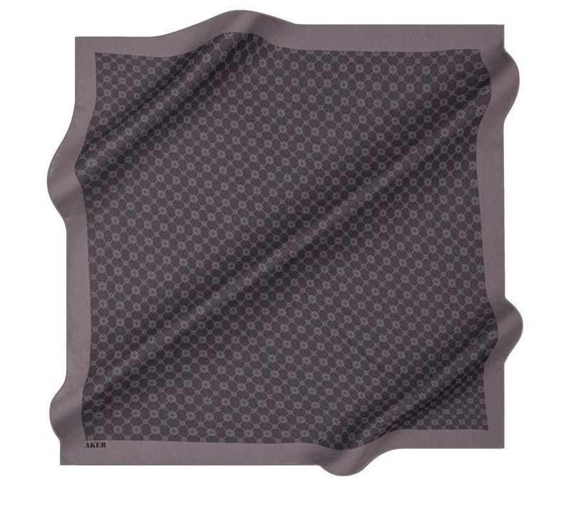 AKER ELEGANCE MONOGRAM EŞARP 1090500-975 ANTRASİT