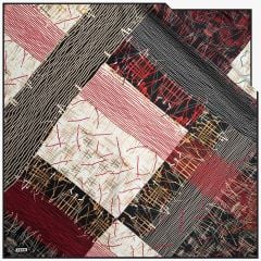 AKER NOSTALJİ SURA İPEK EŞARP 7871-314 BÜYÜK BOY