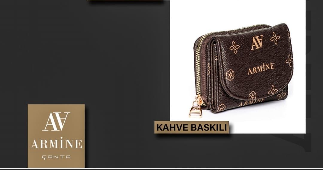 ARMİNE BAYAN ÇANTA C10 KAHVE BASKILI