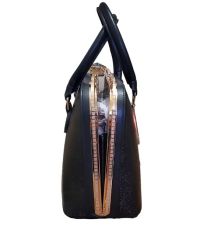 ARMİNE BAYAN ÇANTA 339 SİYAH BASKILI