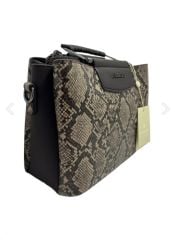 ARMİNE BAYAN ÇANTA 223 YILAN MODEL KAHVE