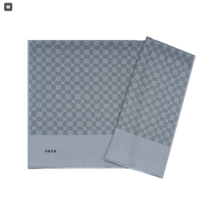 AKER ELEGANCE MONOGRAM ŞAL 1090100-951 MİNT
