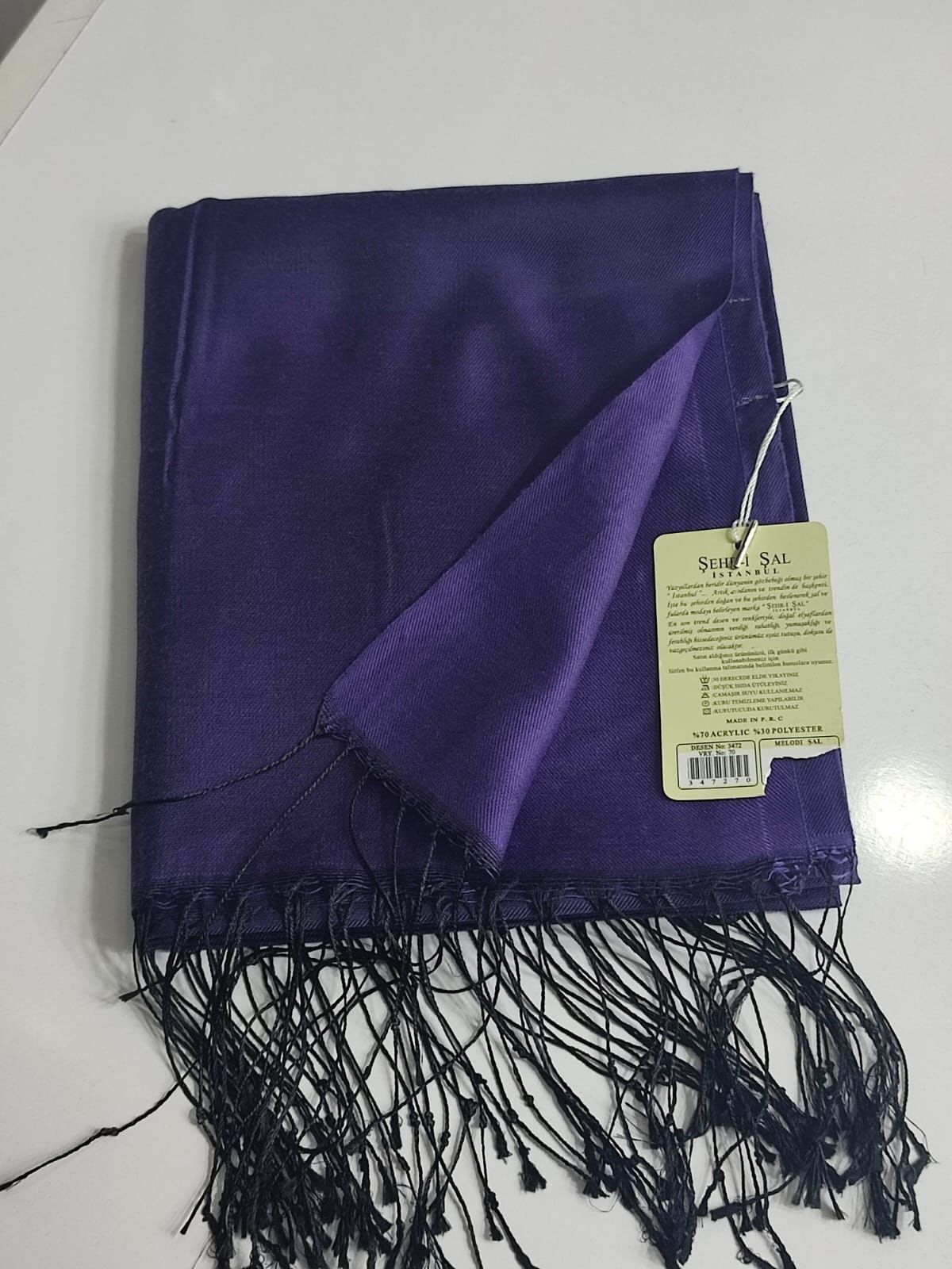 MELODİ ŞAL 3472-70 MOR