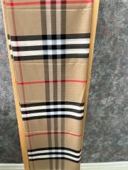 BURBERRY EKOSE ŞAL  ANA RENK KIRMIZI ÇİZGİLİ