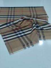 BURBERRY EKOSE ŞAL  ANA RENK KIRMIZI ÇİZGİLİ