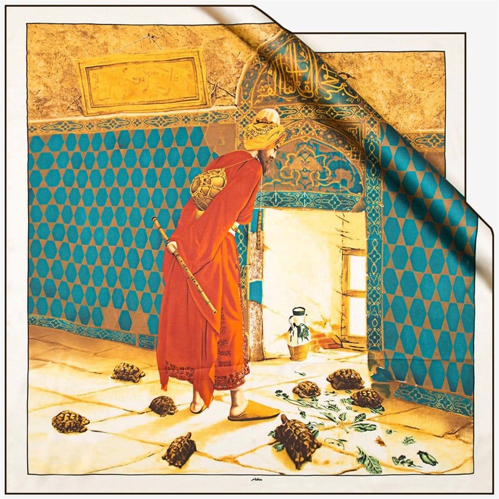AKER İPEK EŞARP KAPLUMBAĞA TERBİYECİSİ 3121-312 SURA