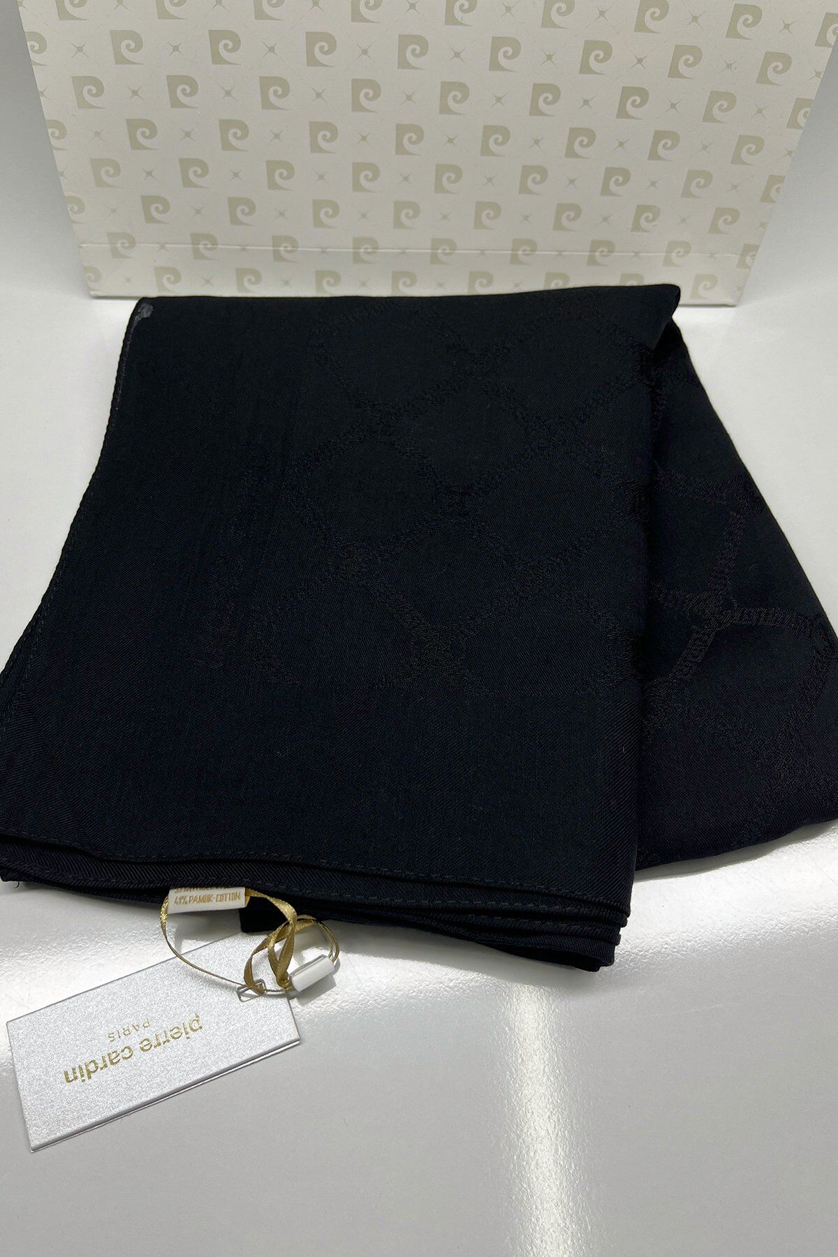 PİERRE CARDİN LYOCELL MONOGRAM ŞAL 1080800-911 SİYAH