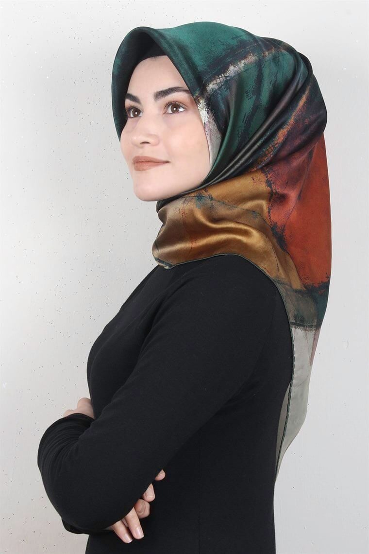 AKER SURA İPEK EŞARP NOSTALJİ EFSANE YAMA MODELİ 7487-351