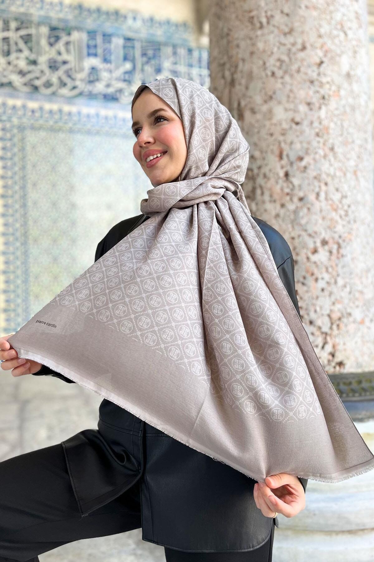 PİERRE CARDİN HOLOGRAM ŞAL 1030300-982 VİZON