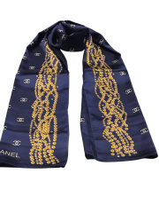 C DESEN İNCİLİ MODEL VUAL İPEK ŞAL LACİVERT