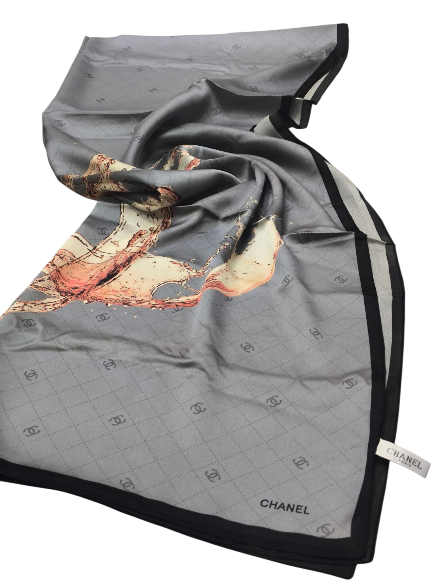 EKOSE C DESEN VUAL İPEK ŞAL GRİ