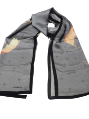 EKOSE C DESEN VUAL İPEK ŞAL GRİ