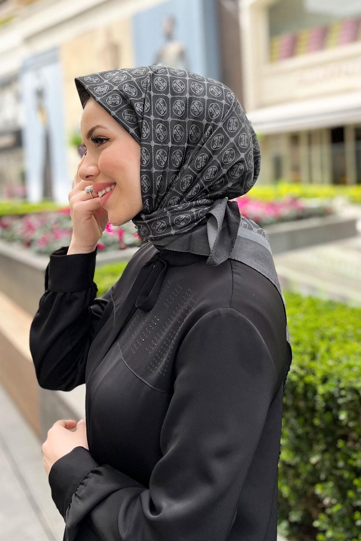 PİERRE CARDİN COTTON EŞARP 1030400-913 GRİ SİYAH