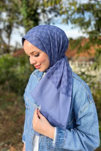 AKER ELEGANCE MONOGRAM ŞAL 
