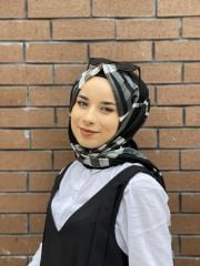 Burberry Şal Siyah Krem