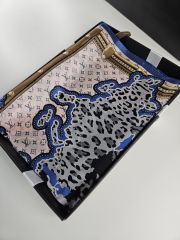 VUAL İPEK ŞAL  LACİVERT PUDRA