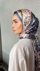 LOUİS VOİTTON  VUAL İPEK ŞAL  LACİVERT PUDRA