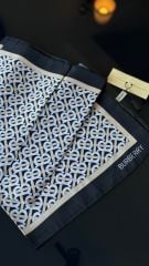 Burberry Vual İpek Şal Siyah Sarı