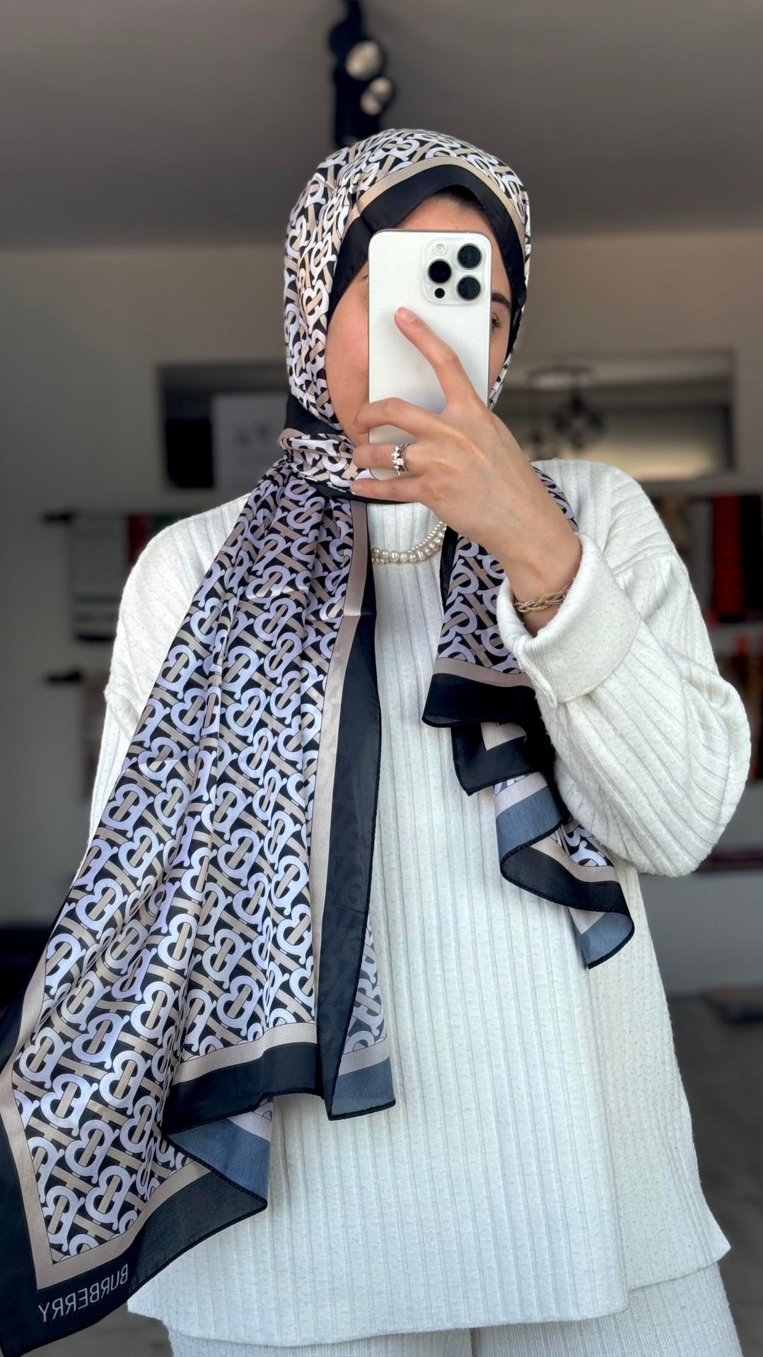 Vual İpek Şal Siyah Sarı