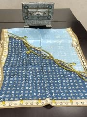 LOUİS VOİTTON  VUAL İPEK ŞAL PETROL MAVİ