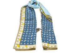 LOUİS VOİTTON  VUAL İPEK ŞAL PETROL MAVİ