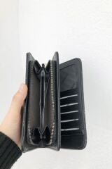 ARMİNE BAYAN ÇANTA C02 SİYAH BASKILI