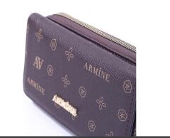 ARMİNE BAYAN ÇANTA C12 KAHVE BASKILI