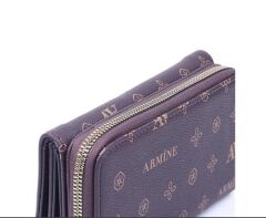 ARMİNE BAYAN ÇANTA C12 KAHVE BASKILI