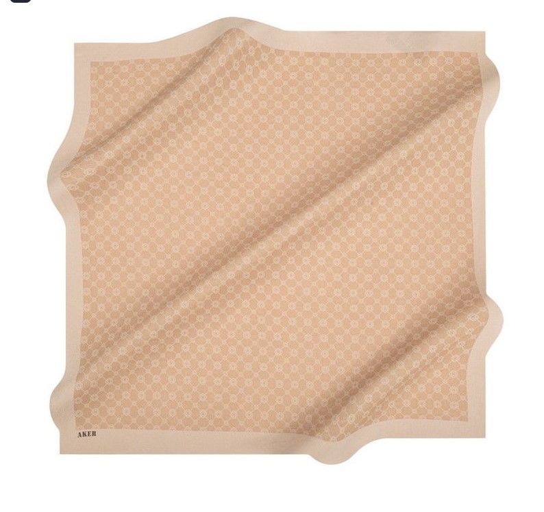 AKER ELEGANCE MONOGRAM EŞARP 1090500-983 KARAMEL