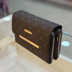 ARMİNE BAYAN ÇANTA 381 KAHVE NOKTALI