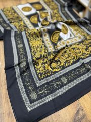 VERSACE VUAL  ŞAL SİYAH GOLD