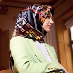 ARMİNE  İPEK EŞARP NOSTALJİ  8617-09