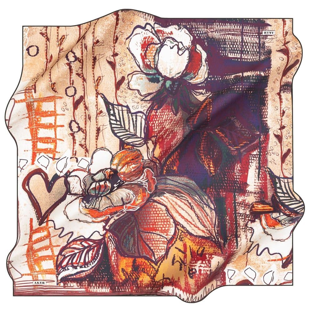 AKER SURA İPEK EŞARP 8068-313