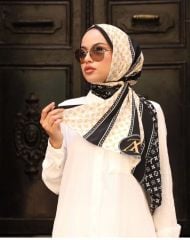 LOİS VOİTTON VUAL ŞAL SİYAH KREM