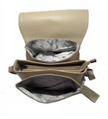 ARMİNE BAYAN ÇANTA 189 VİZON BASKILI