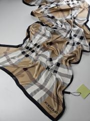 BURBERRY  VUAL İPEK ŞAL SİYAH GOLD
