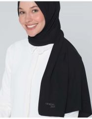 ARMİNE MEDİNE İPEĞİ ŞAL SİYAH