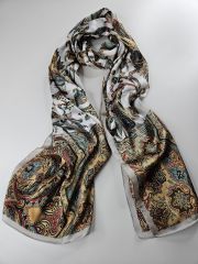 HERMES VUAL İPEK ŞAL TAŞ ÇOK RENKLİ