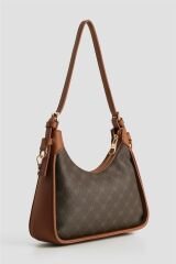 ARMİNE BAYAN ÇANTA 386 KAHVE NOKTALI