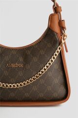 ARMİNE BAYAN ÇANTA 386 KAHVE NOKTALI