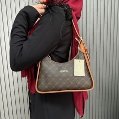 ARMİNE BAYAN ÇANTA 386 KAHVE NOKTALI