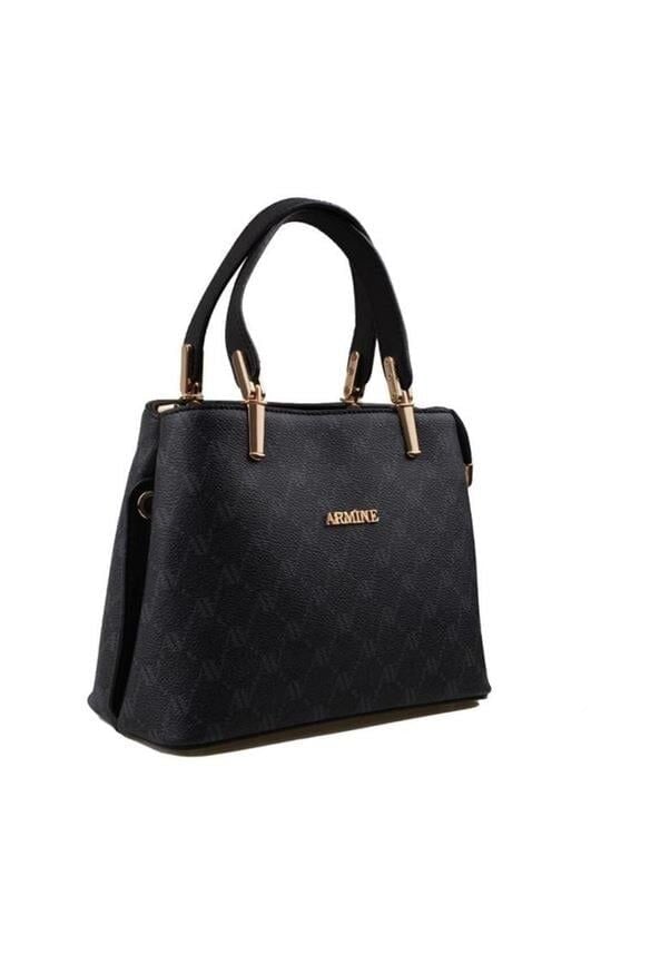 ARMİNE BAYAN ÇANTA 351 SİYAH NOKTALI