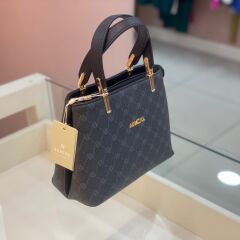 ARMİNE BAYAN ÇANTA 351 SİYAH NOKTALI