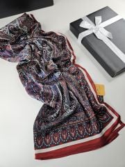 VUAL İPEK ŞAL  ŞAL DESEN KIRMIZI