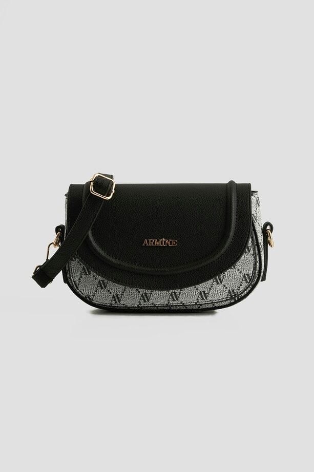 ARMİNE BAYAN ÇANTA 385 GRİ NOKTALI