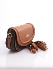 ARMİNE BAYAN ÇANTA 385 KAHVE  NOKTALI