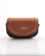 ARMİNE BAYAN ÇANTA 385 KAHVE  NOKTALI