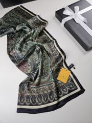 DİOREL ETRO VUAL İPEK ŞAL  ŞAL DESEN SİYAH