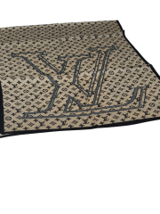 VUAL İPEK ŞAL LV MODEL  BEJ SİYAH GRİ